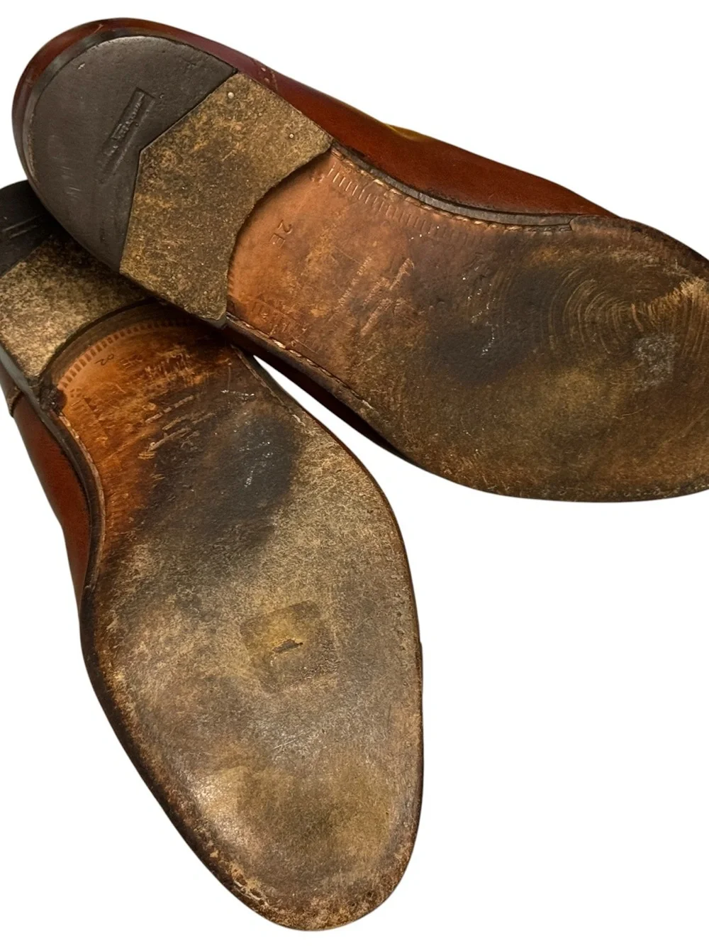 Salvatore Ferragamo Brown Leather Kiltie Monk Strap Loafers Men’s 10.5 D Italy